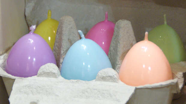 Huevos vela para decorar
