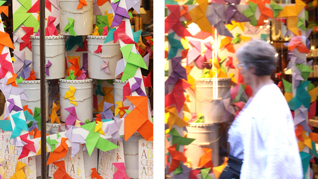 Paper bird handmade candles Colour paper bird candle
